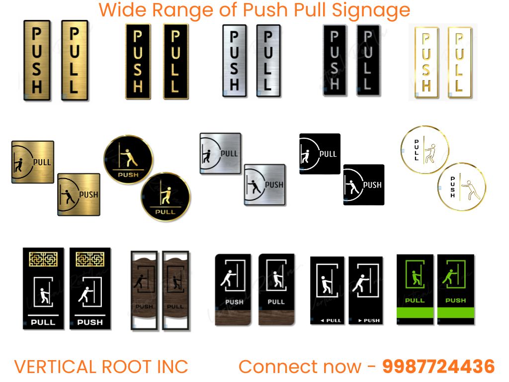 Push Pull Signage