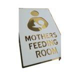 WHITE GOLD CUSTOMISE SIGNAGE